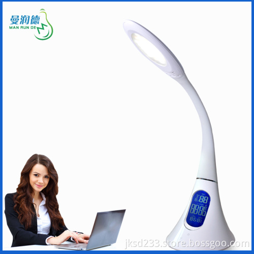 Gooseneck Foldable Dimmable LED Table Lamp With LCD Screen